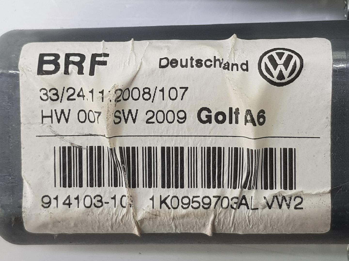 VOLKSWAGEN Golf 6 generation (2008-2015) Rear Left Door Window Control Motor 1K0959703AL,1K0959703AL 19658370