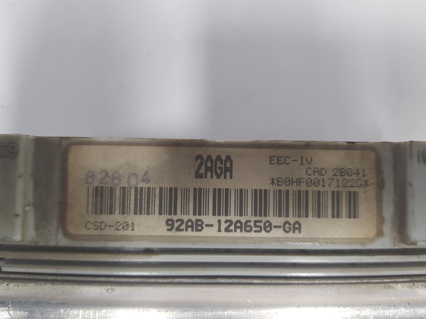 FORD Fiesta 2 generation (1983-1989) Motorstyrenhet ECU 92AB12A650GA, 92AB12A650GA 24148158