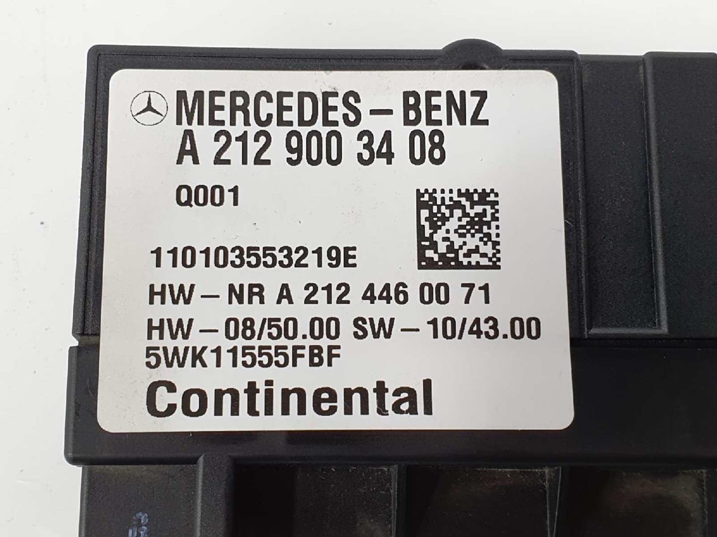 MERCEDES-BENZ E-Class W212/S212/C207/A207 (2009-2016) Kuro siurblio valdymo blokas(EKPS) A2129003408, 2129003408 19729844