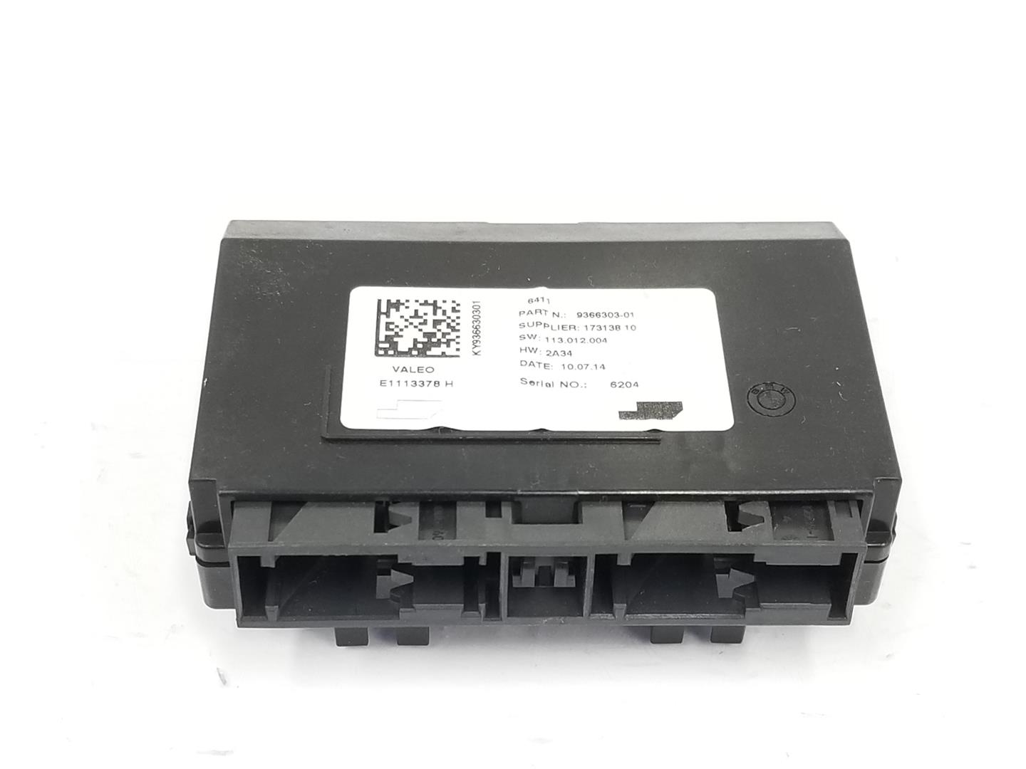 BMW 1 Series F20/F21 (2011-2020) Other Control Units 64119366303, 9366303 19881462