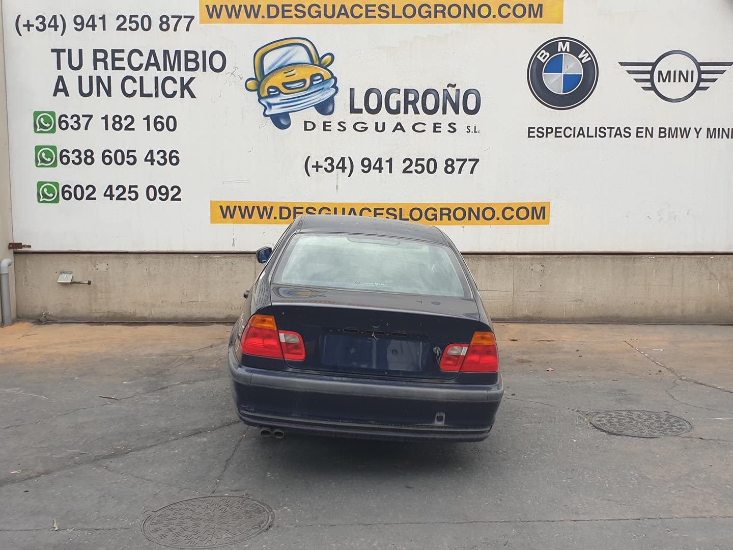 BMW 3 Series E46 (1997-2006) Galinių kairių durų stiklo pakelėjo varikliukas 67628362066 19937345