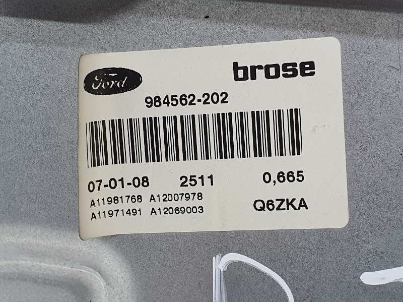 FORD Focus 2 generation (2004-2011) Forreste venstre dør vinduesregulator 1738645, 3M51R23201DA, SINMOTOR 19746711