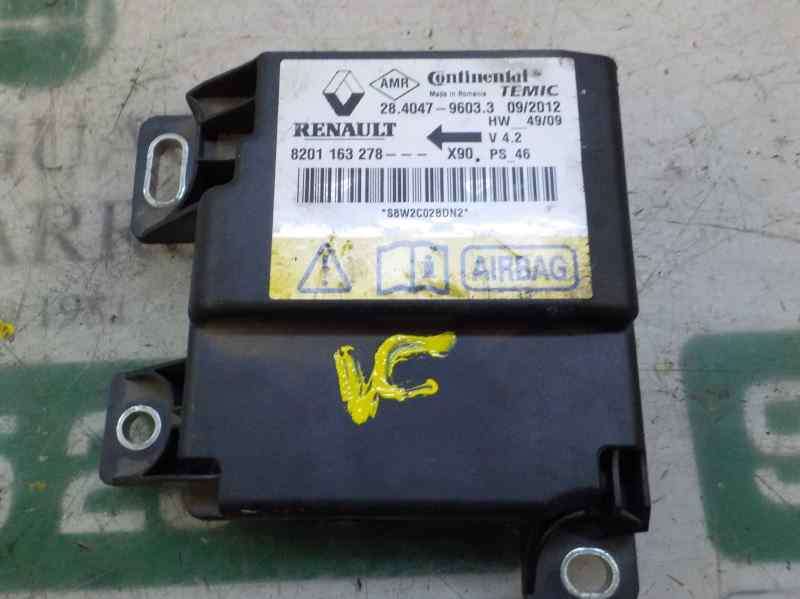 Boîtier air bag K9K 8201163278 de Dacia Sandero (bs_) 2008-2013 88 CV con 83619 km