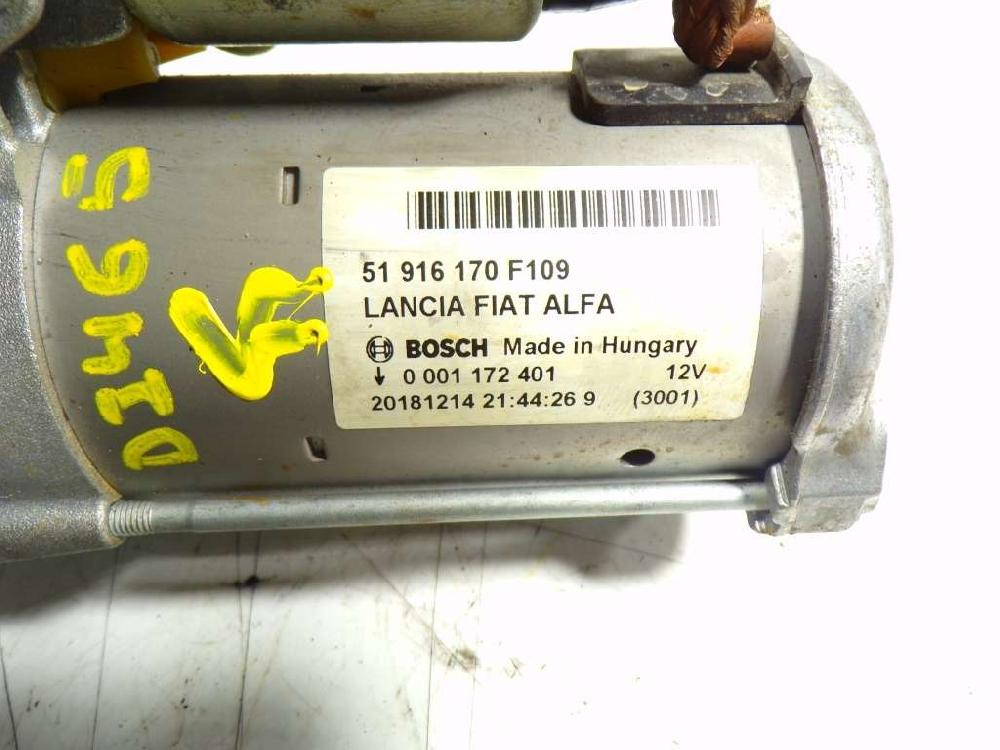 Motor arranque 55283775 51916170 de Fiat Tipo ii (357) berlina 2016-0 95 CV con 36725 km - pieza usada