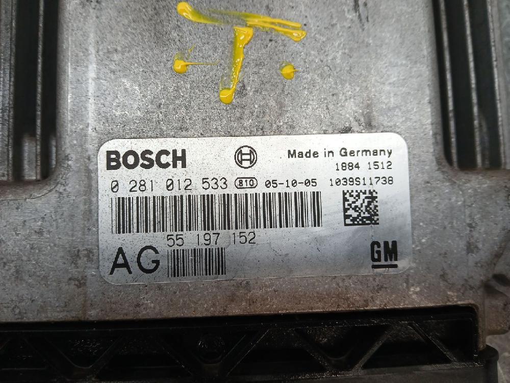 Centralita motor uce Z19DT 0281012533 de Opel Vectra c gts (z02) 2002-2006 120 CV - pieza usada