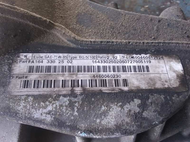 Différentiel avant OM642950 4460310030 de Mercedes-benz Clase r (w251, v251) 2005-2012 190 CV con 253299 km - pieza usada