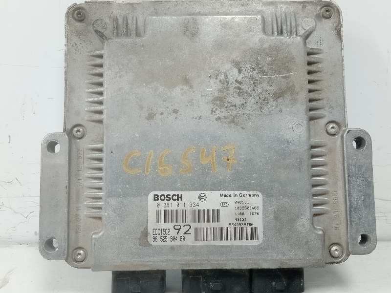 Switchboard engine uce RHT(DW10ATED4) 0281011334 de Peugeot 807 2002-2010 107 CV con 236000 km