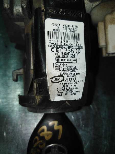 Commutatore avviamento 1ND 8978342020 de Toyota Corolla sedán (_e15_) 2006-2014 90 CV - pieza usada