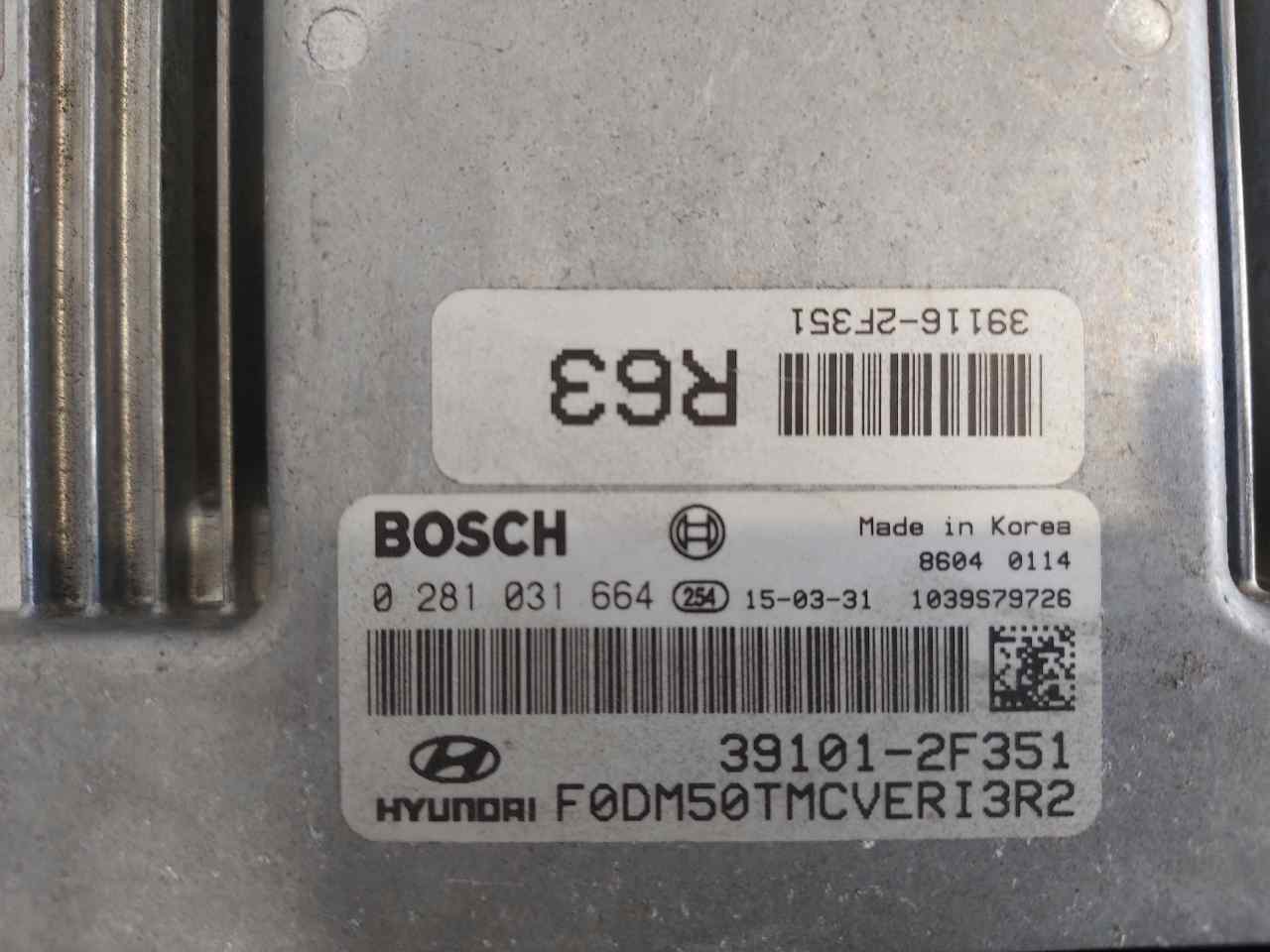 HYUNDAI Santa Fe DM (2012-2020) Moottorin ohjausyksikkö ECU 391012F351 26407546