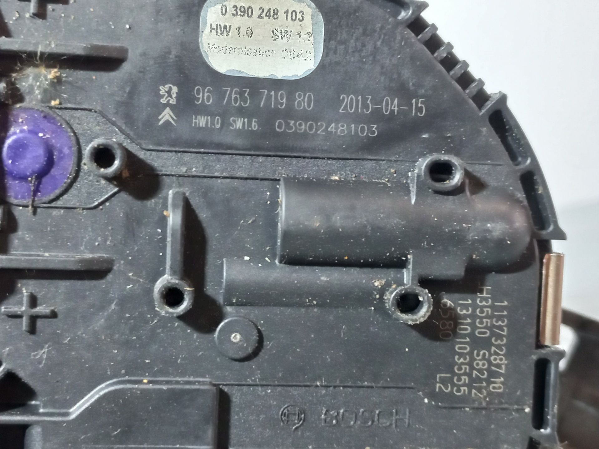 CITROËN C4 Picasso 2 generation (2013-2018) Priekšējā stikla tīrītāja mehānisms 9676371980 24890406