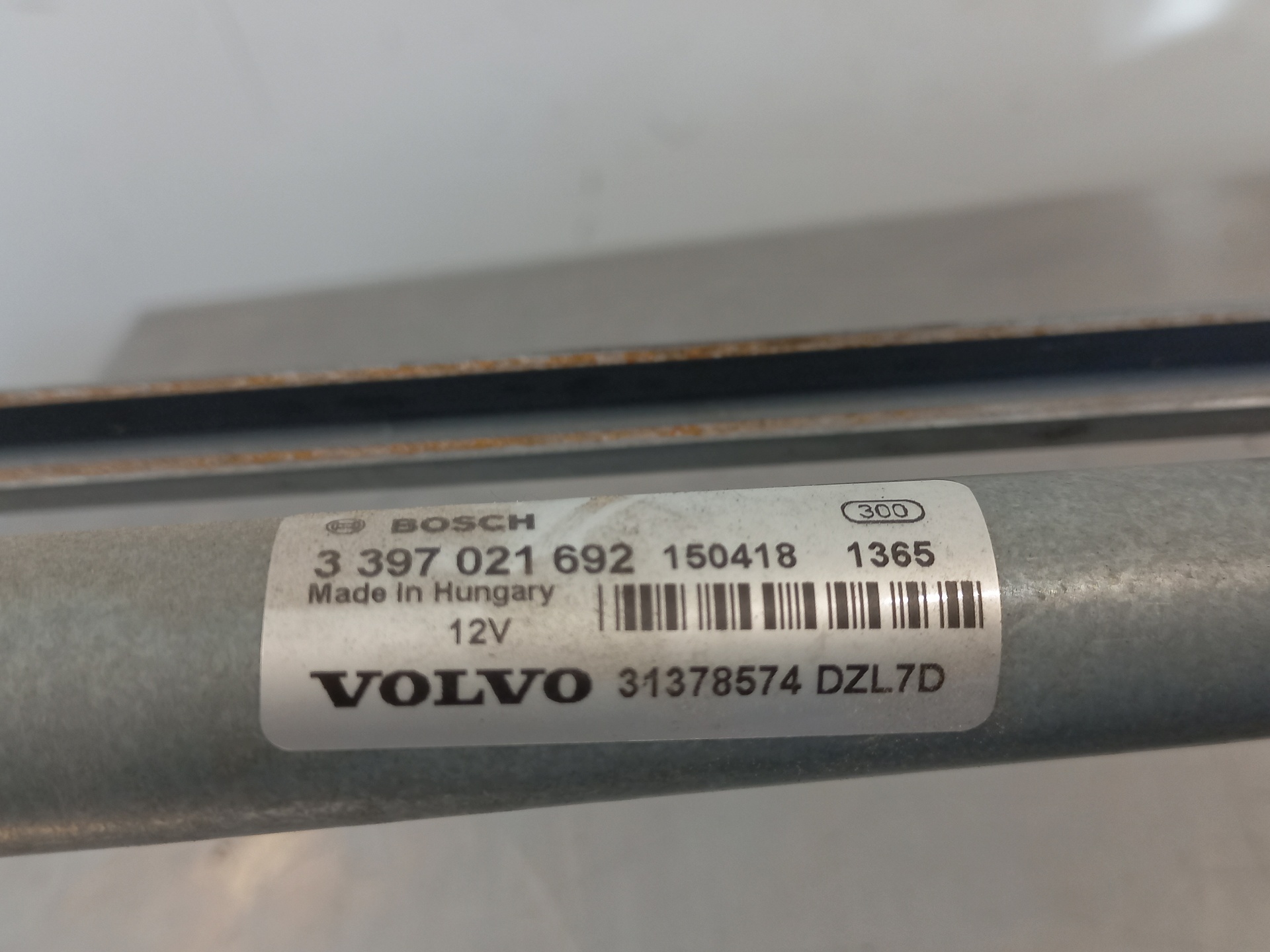 VOLVO V40 2 generation (2012-2020) Front Windshield Wiper Mechanism 31378574 26414670