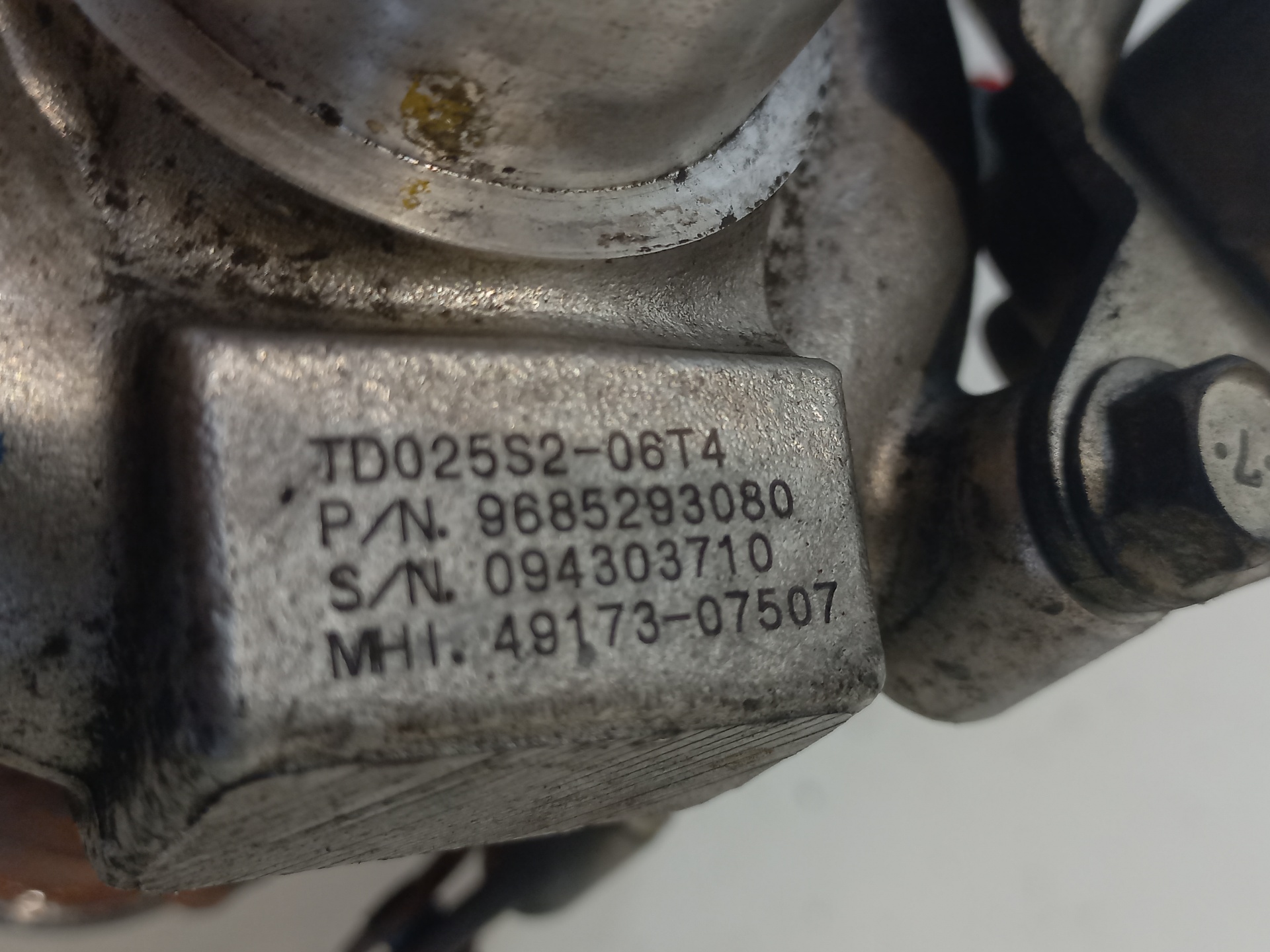 CITROËN Turbocharger 9685293080 26415105