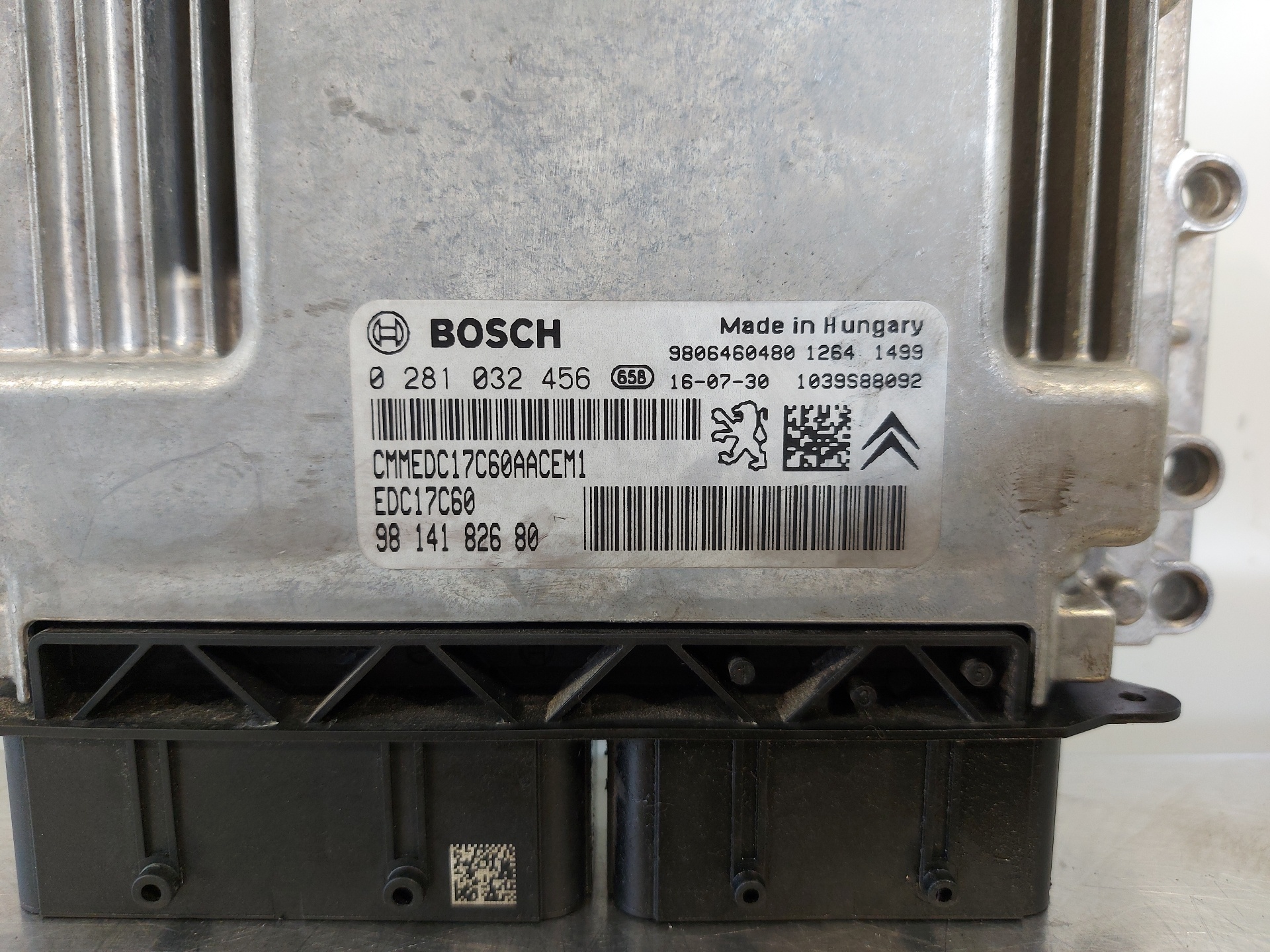 CITROËN C3 2 generation (2009-2016) Motorstyrenhet ECU 9814182680 24889533