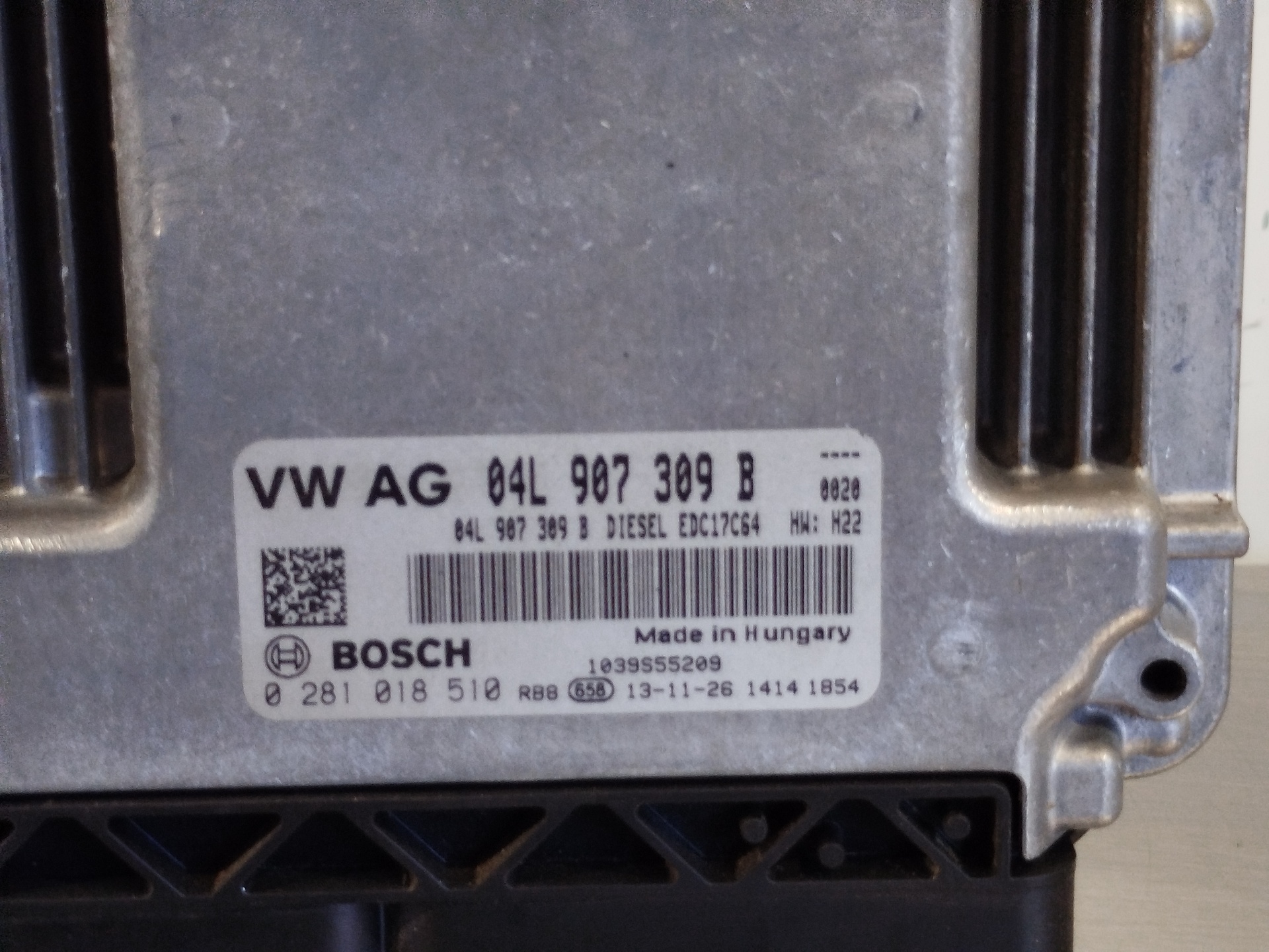 AUDI A3 8V (2012-2020) Variklio kompiuteris 04L907309B 24892349