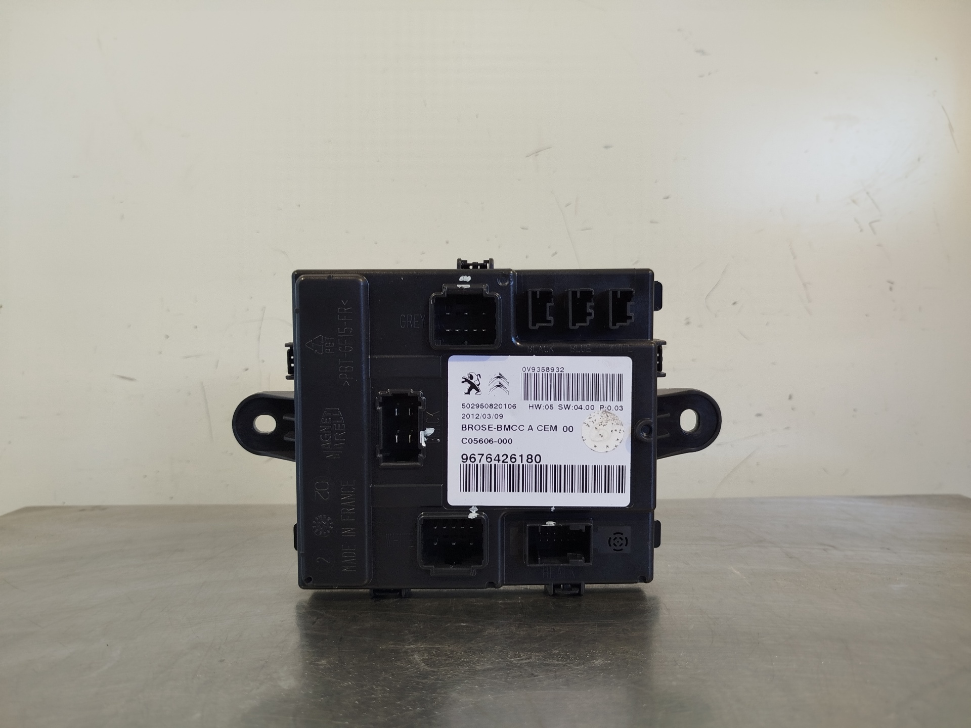 CITROËN C4 Picasso 2 generation (2013-2018) Other Control Units 9676426180 24891994