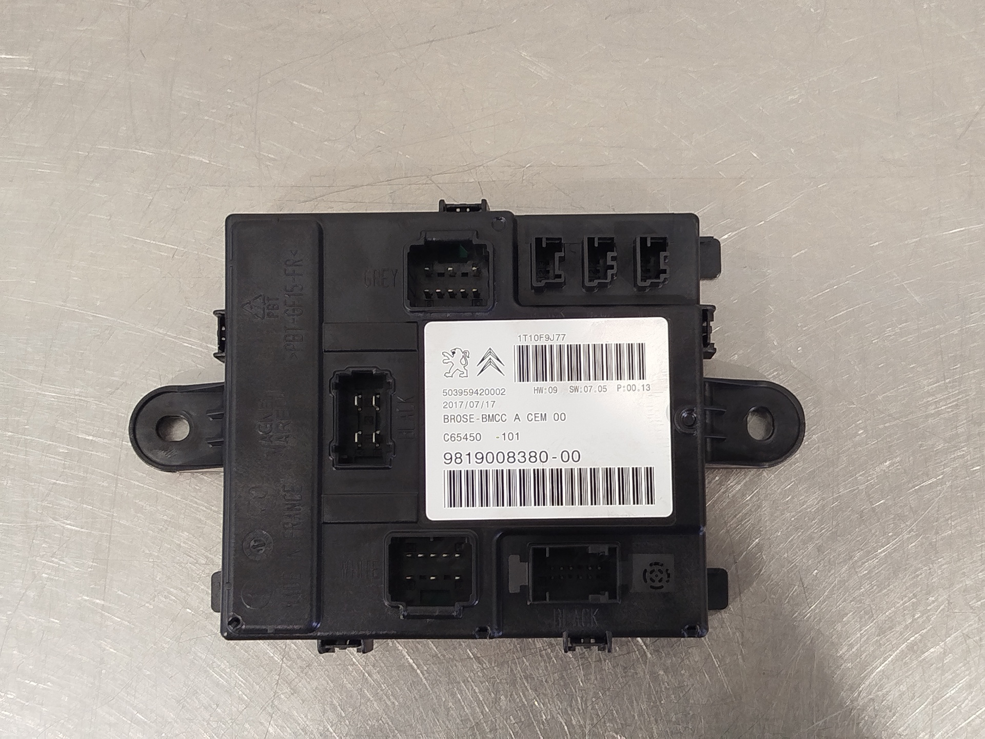 CITROËN C4 Picasso 2 generation (2013-2018) Other Control Units 981900838000 24890373