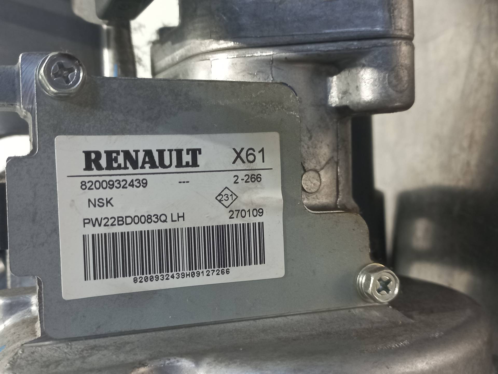 RENAULT Kangoo 2 generation (2007-2021) Steering Column Mechanism 8200932439 24886990