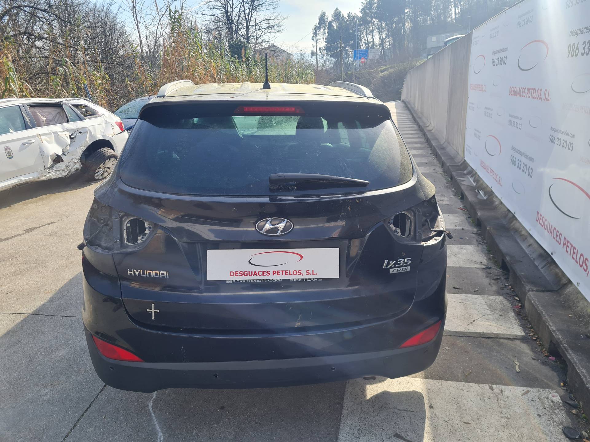 HYUNDAI ix35 1 generation (2009-2015) Задній бампер 24889316