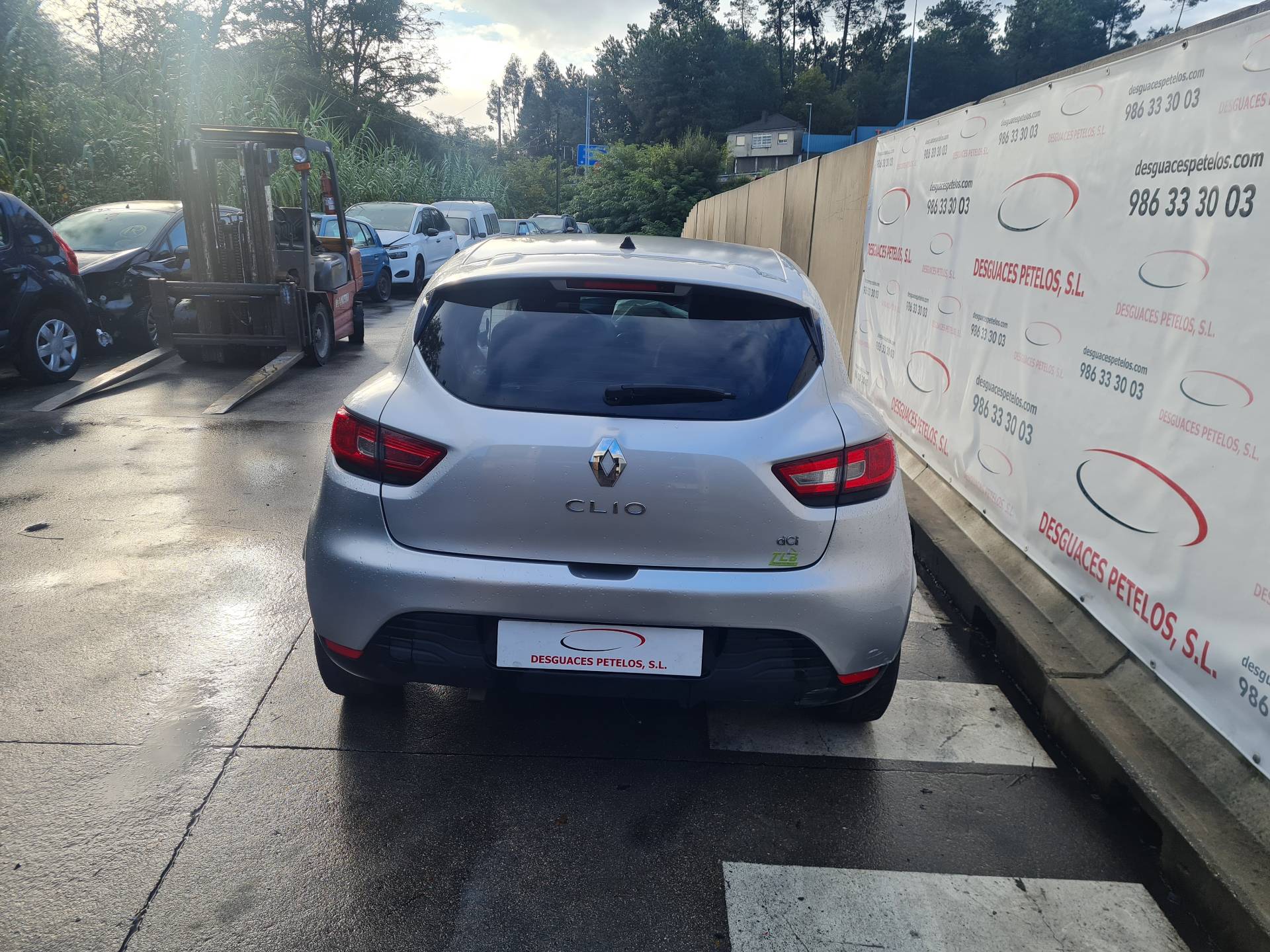 RENAULT Clio 4 generation (2012-2020) Priekinių kairių durų stiklo pakelėjas 807213867R 24886392