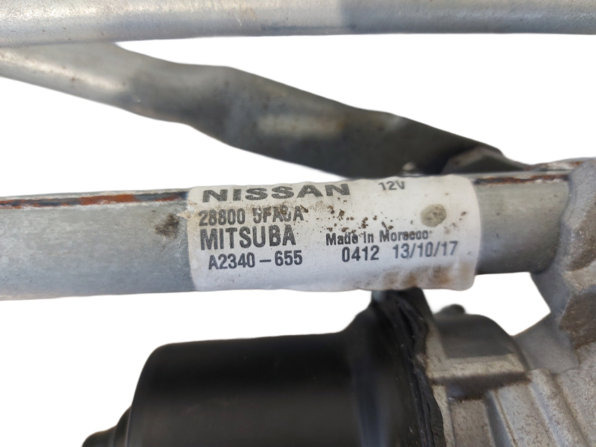 NISSAN Micra K14 (2017-2023) Front Windshield Wiper Mechanism 288005FA0A 24887980