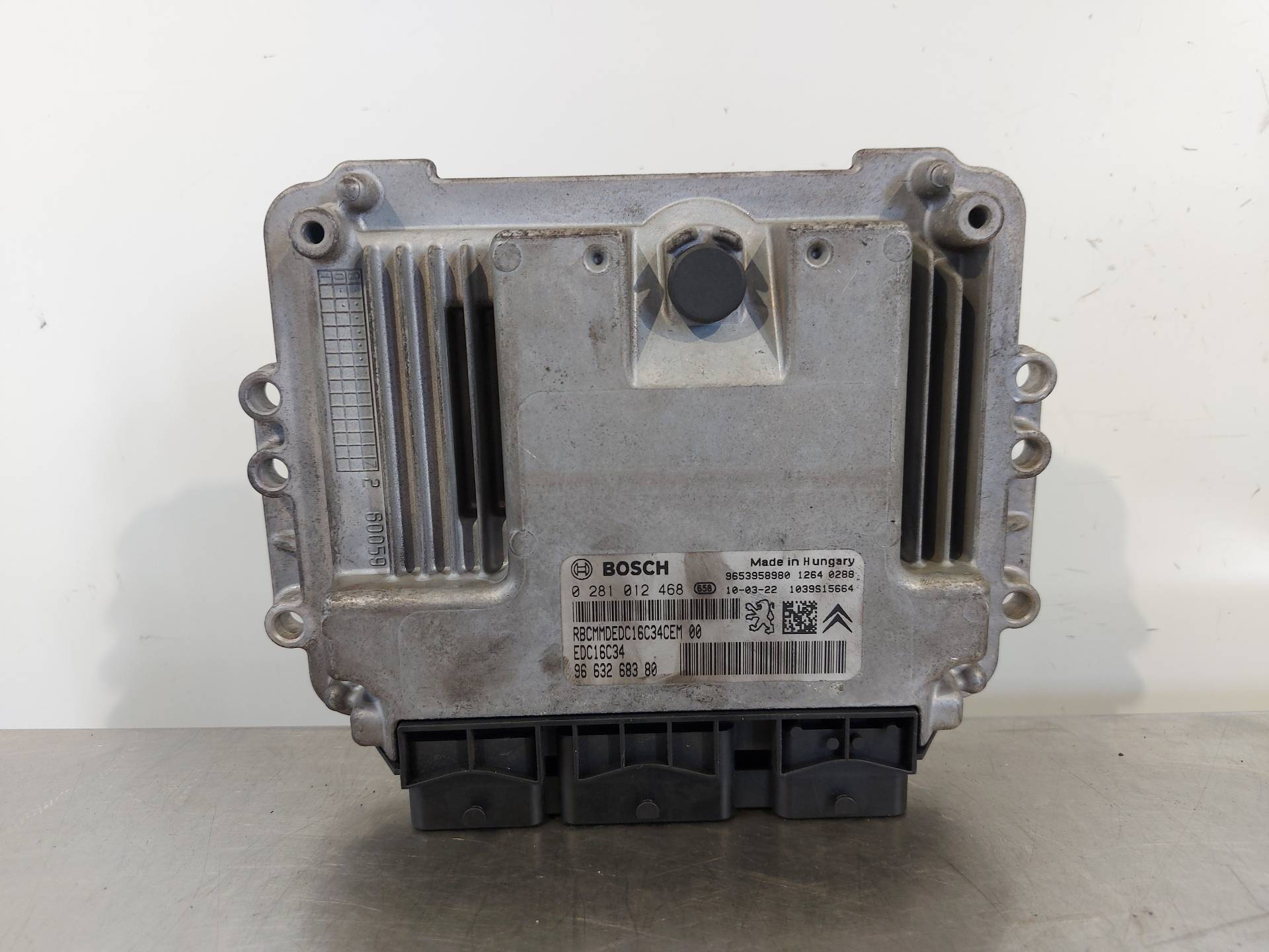 CITROËN Блок керування двигуном ECU 9663268380 26410621