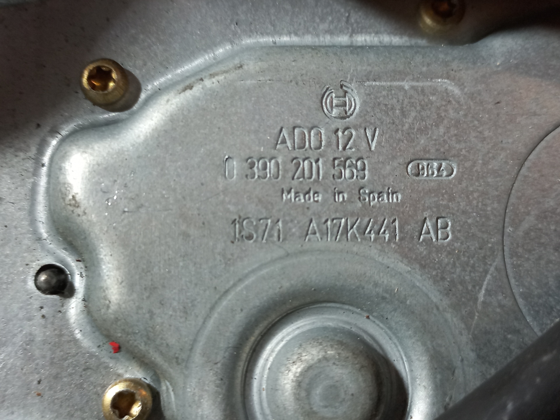 FORD Mondeo 3 generation (2000-2007) Моторчик заднего стеклоочистителя 1S71A17K441AB 24891851