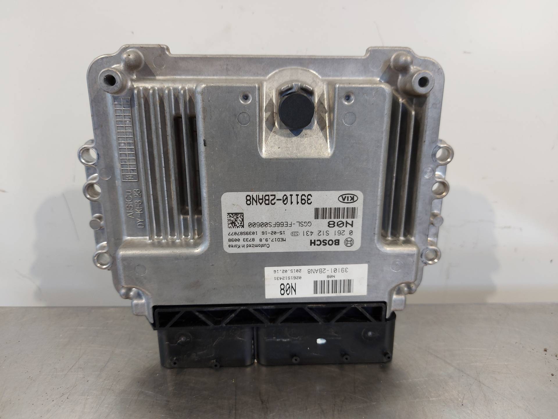 KIA Sportage 3 generation (2010-2015) Engine Control Unit ECU 391102BAN8 26410084