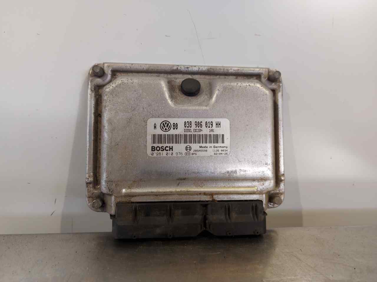 VOLKSWAGEN Golf 4 generation (1997-2006) Motorkontrolenhed ECU 038906019HH 26407578