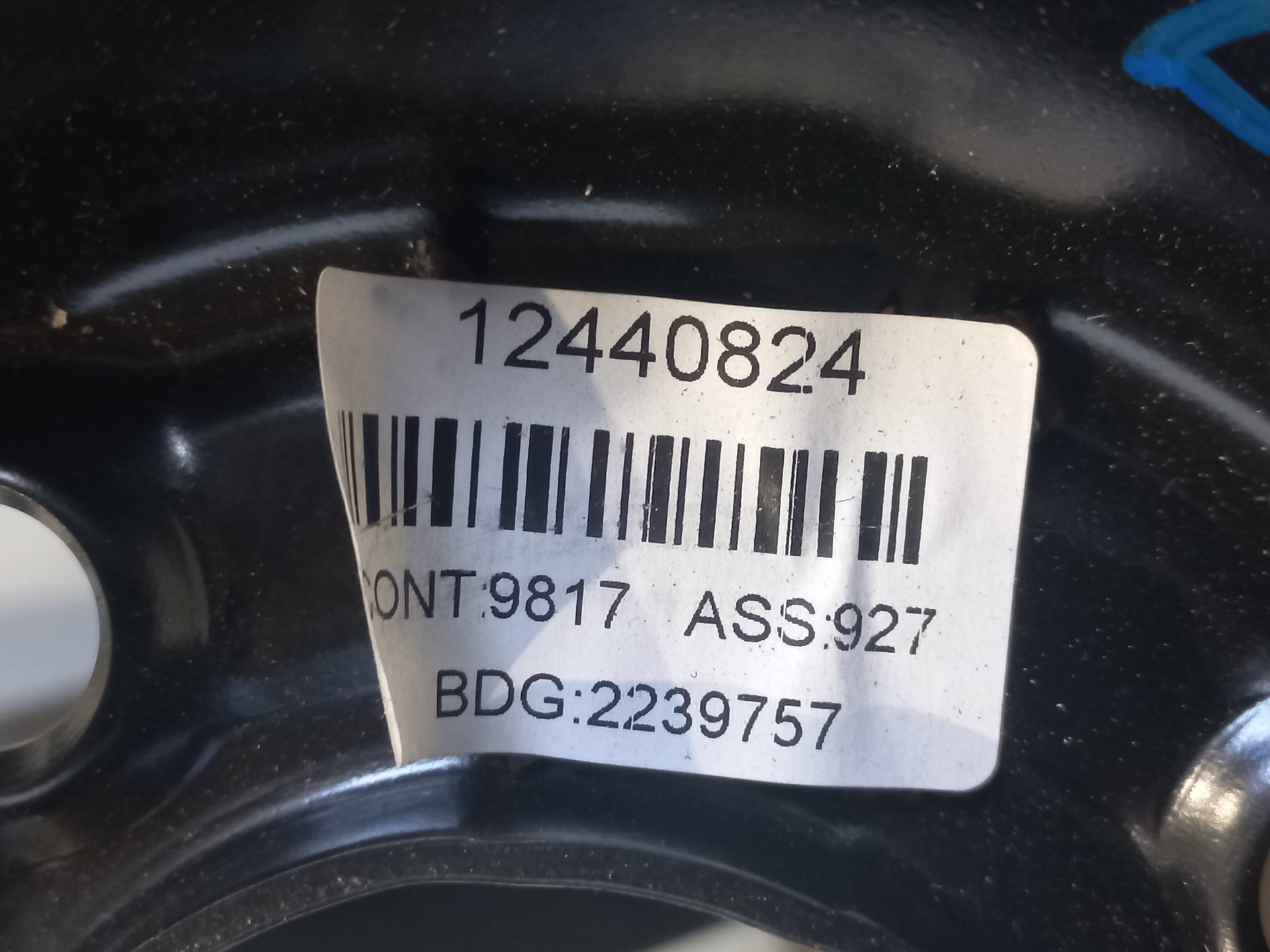 CITROËN C3 2 generation (2009-2016) Spare Wheel 9810124380C 24889319