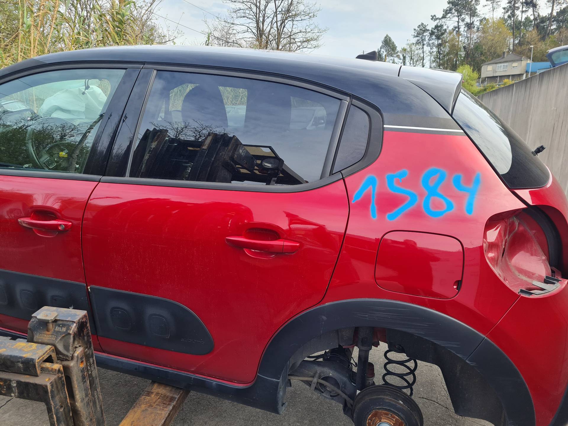 CITROËN C3 2 generation (2009-2016) Rear Left Door 24890897