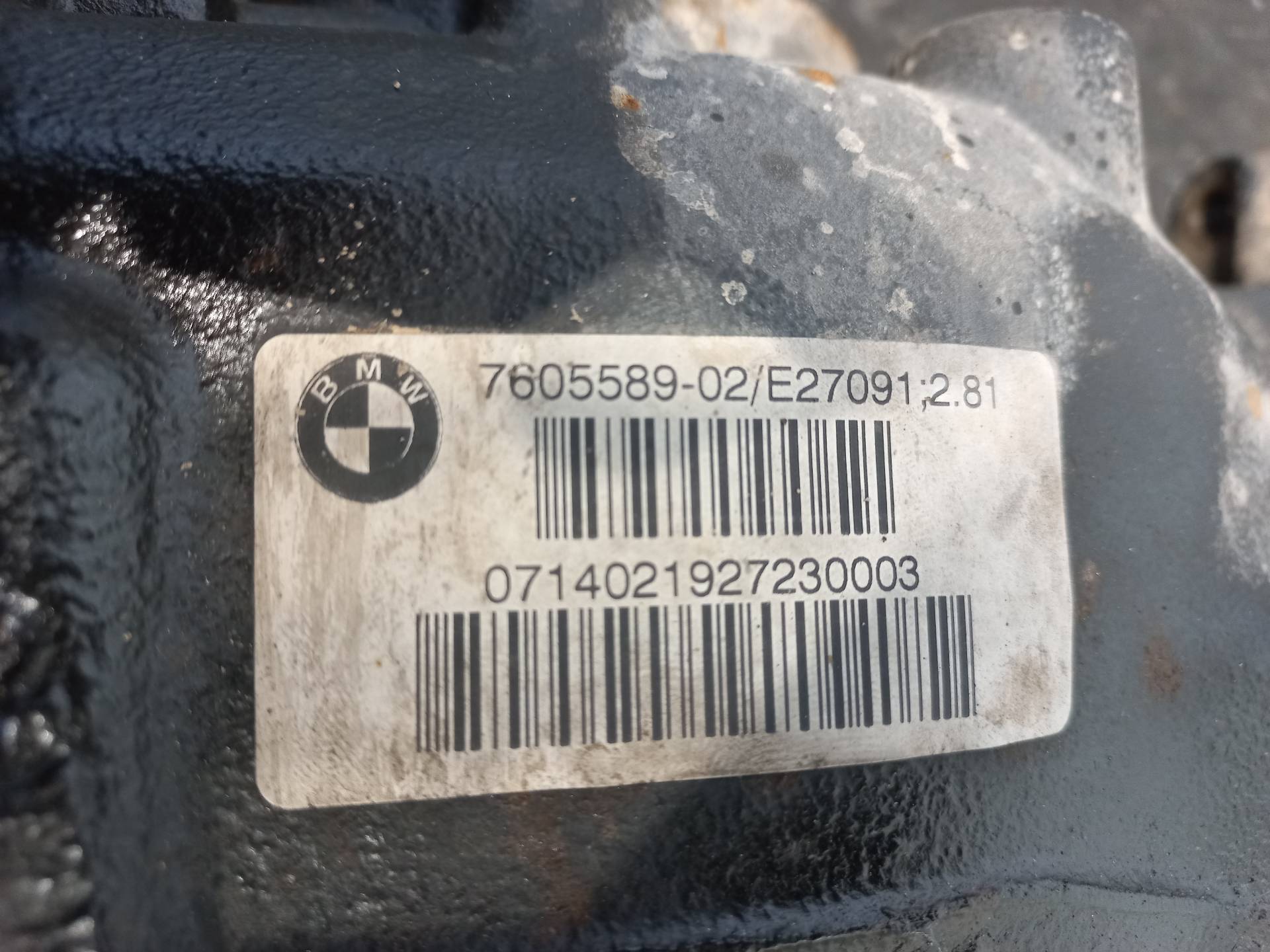 BMW 3 Series F30/F31 (2011-2020) Taka tasauspyörästö 760558902 26410308