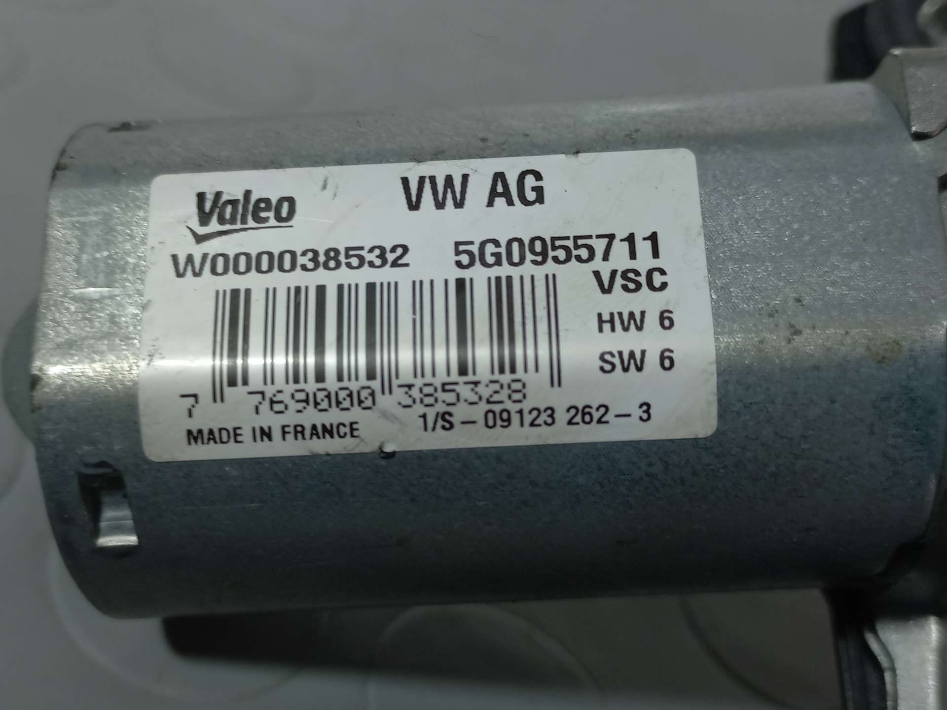 VOLKSWAGEN Golf 7 generation (2012-2024) Tailgate  Window Wiper Motor 5G0955711 24892790