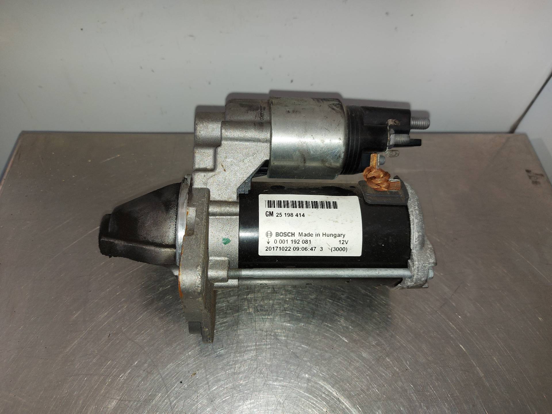 OPEL Corsa D (2006-2020) Starter Motor 25198414 26410710