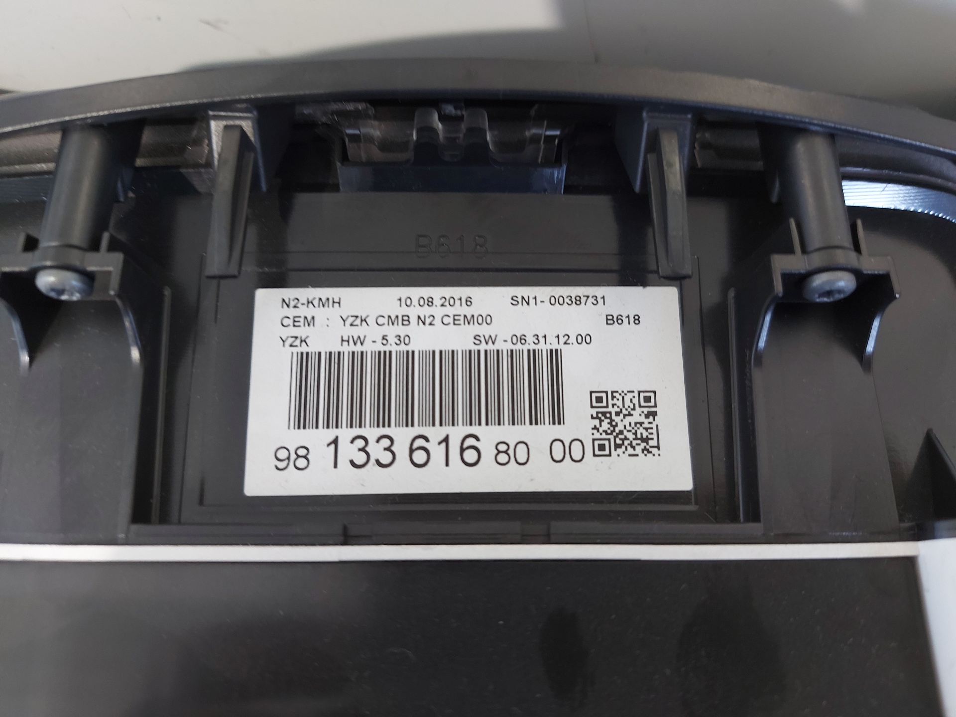 CITROËN C3 2 generation (2009-2016) Speedometer 9813361680 24890061