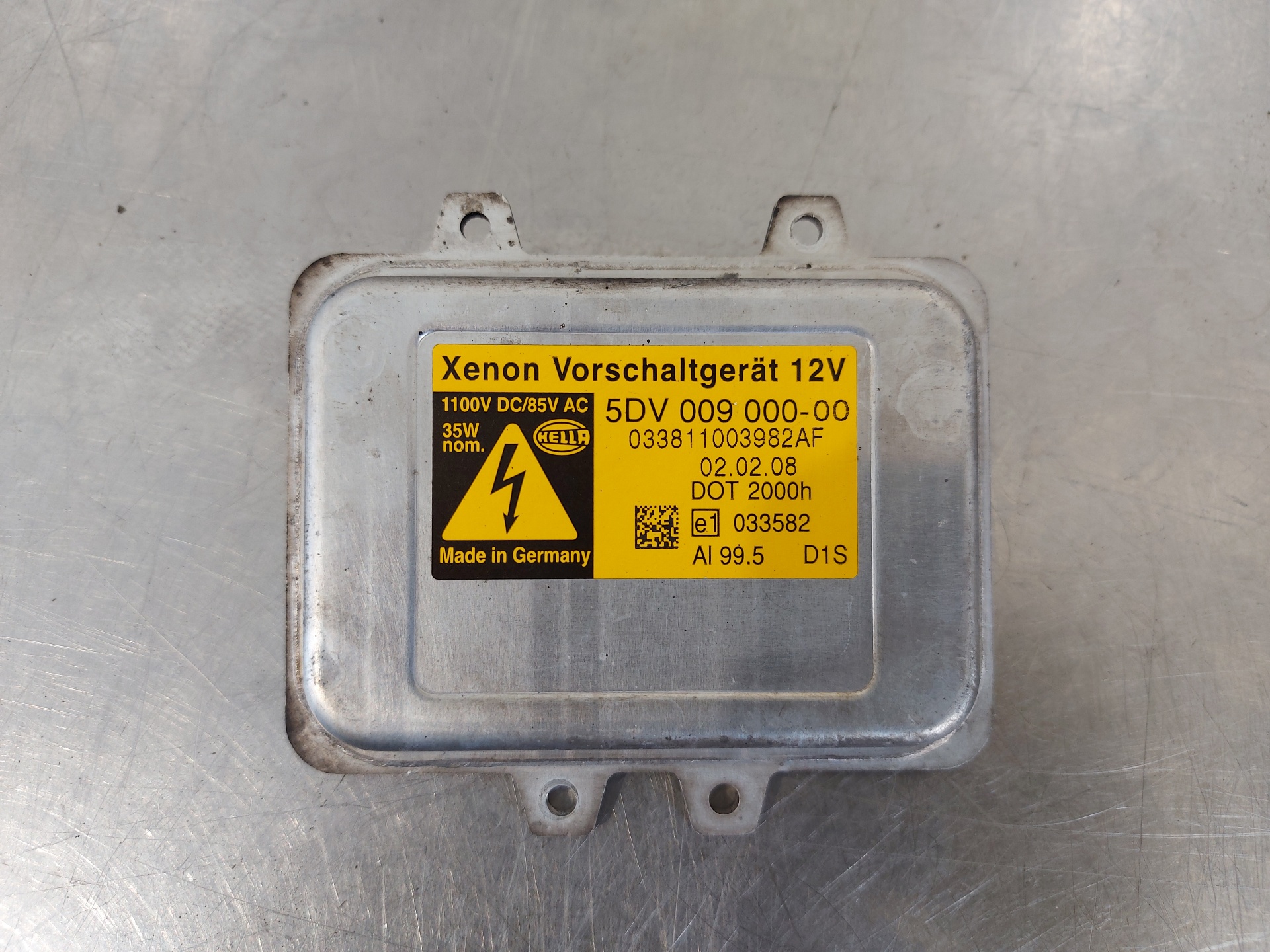 JAGUAR XF 1 generation  (2011-2016) Xenon lys kontrollenhet 5DV009000 26414718