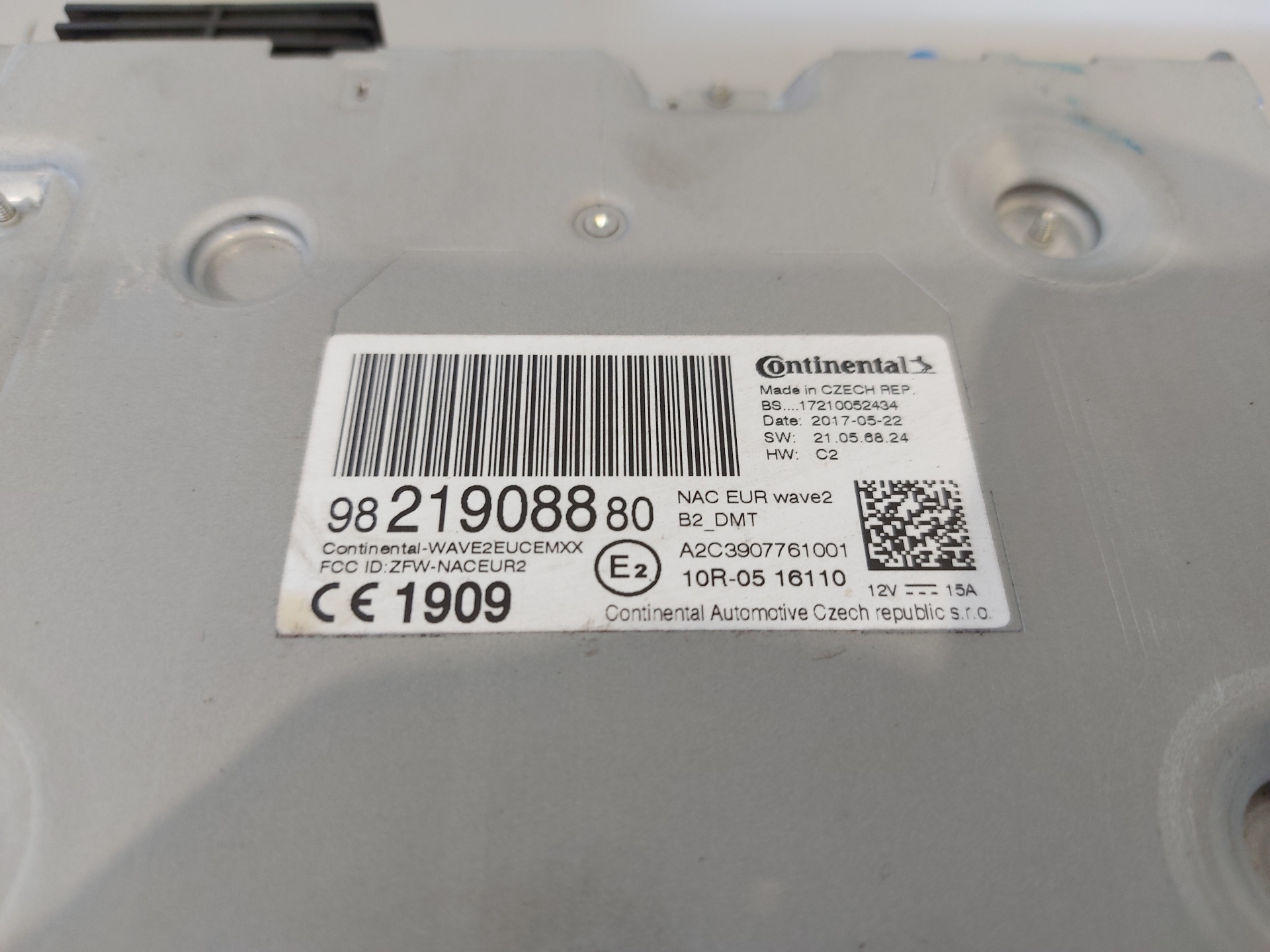 CITROËN C3 2 generation (2009-2016) Musikafspiller uden GPS 9821908880 24890480