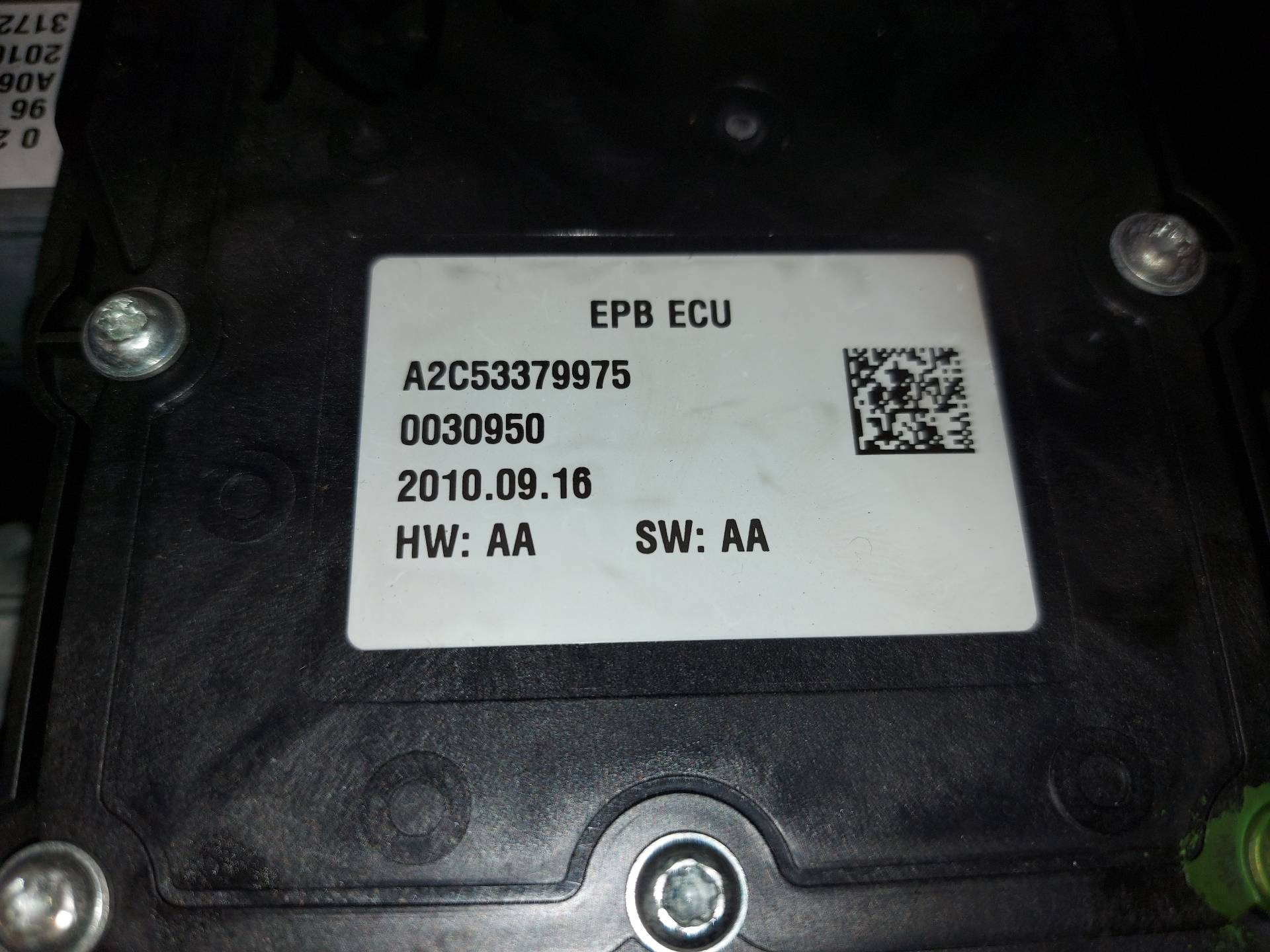 PEUGEOT 3008 1 generation (2010-2016) Handbrake Motor 9673094880 26410664