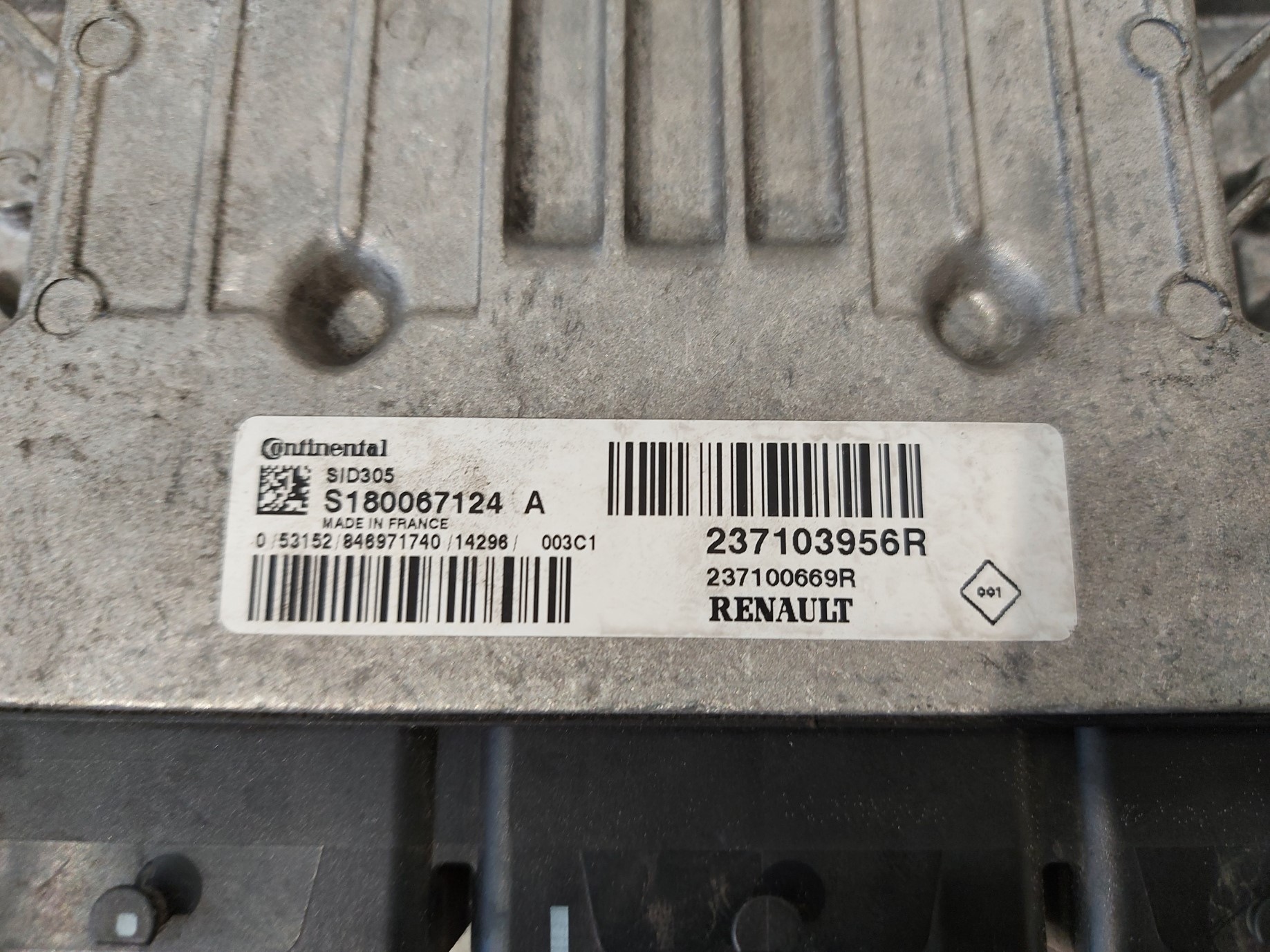 RENAULT Megane 3 generation (2008-2020) Moottorin ohjausyksikkö ECU 237103956R 26406782