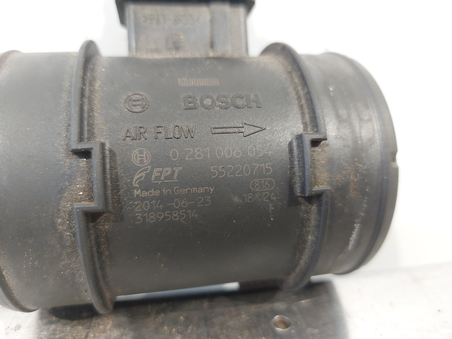 PEUGEOT Bipper 1 generation (2008-2020) Mass Air Flow Sensor MAF 55220715 26416207