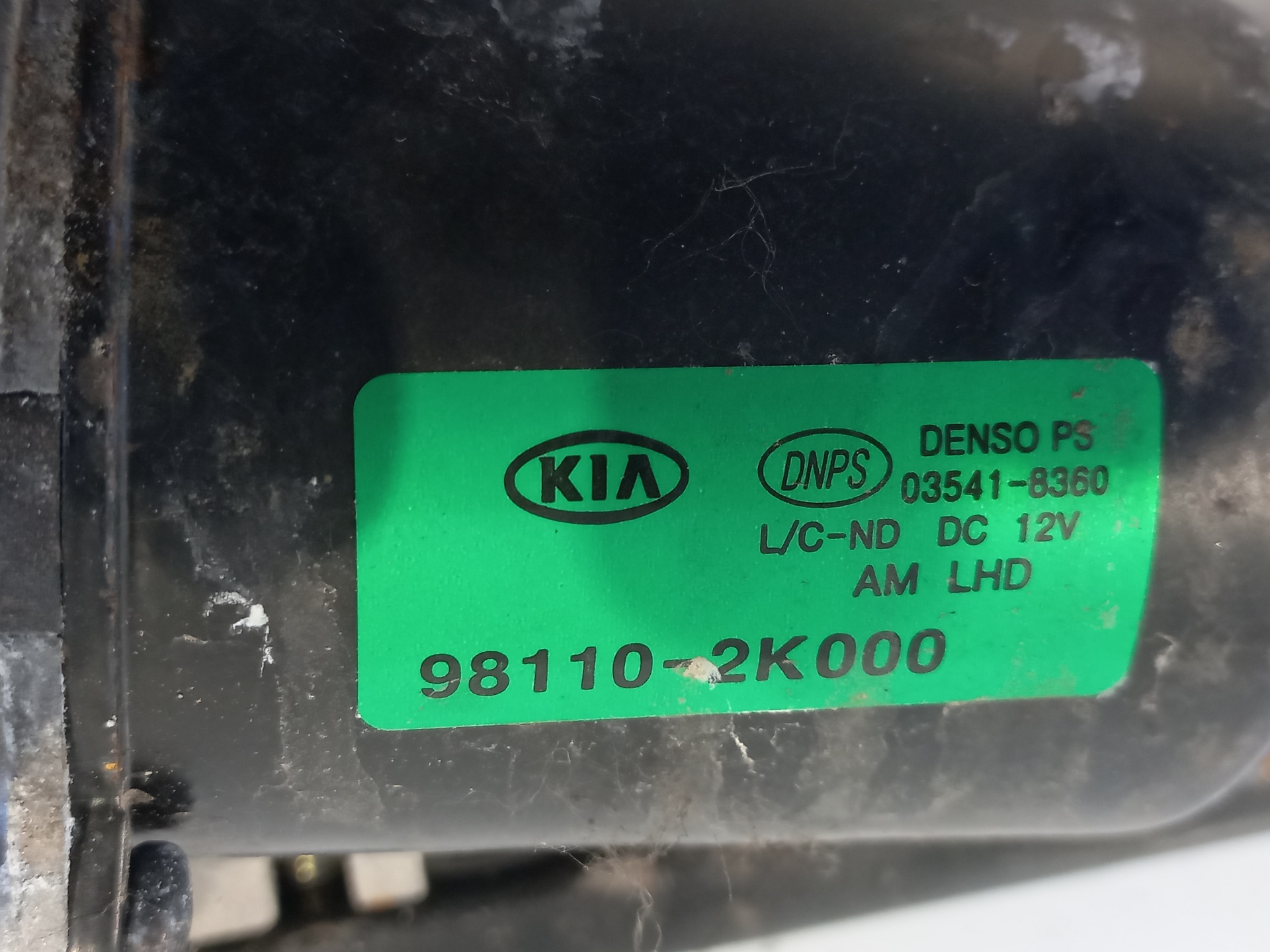 KIA Soul 2 generation (2014-2020) Front Windshield Wiper Mechanism 981102K000 24892298