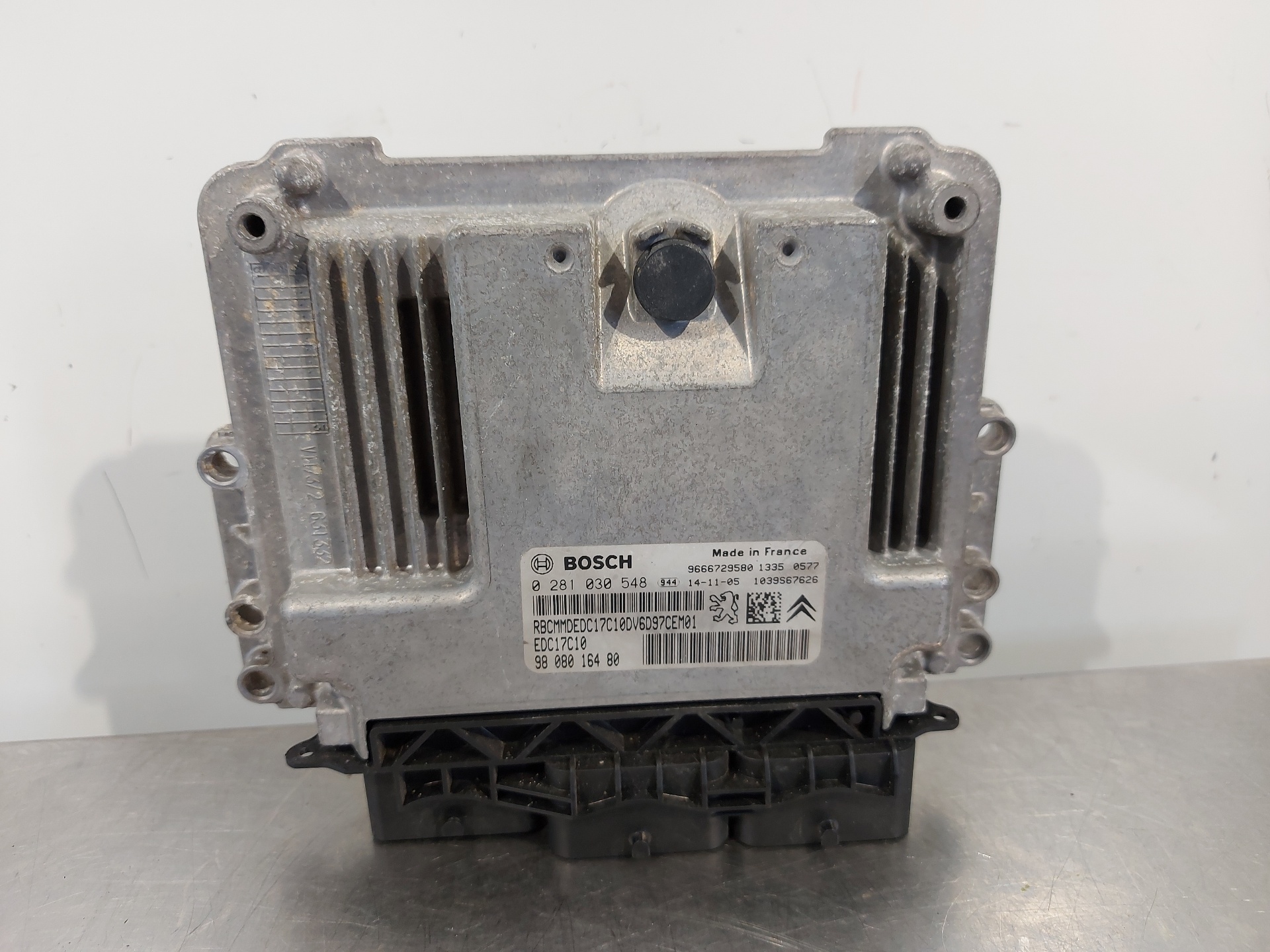 CITROËN C4 Picasso 2 generation (2013-2018) Engine Control Unit ECU 9808016480 26411326