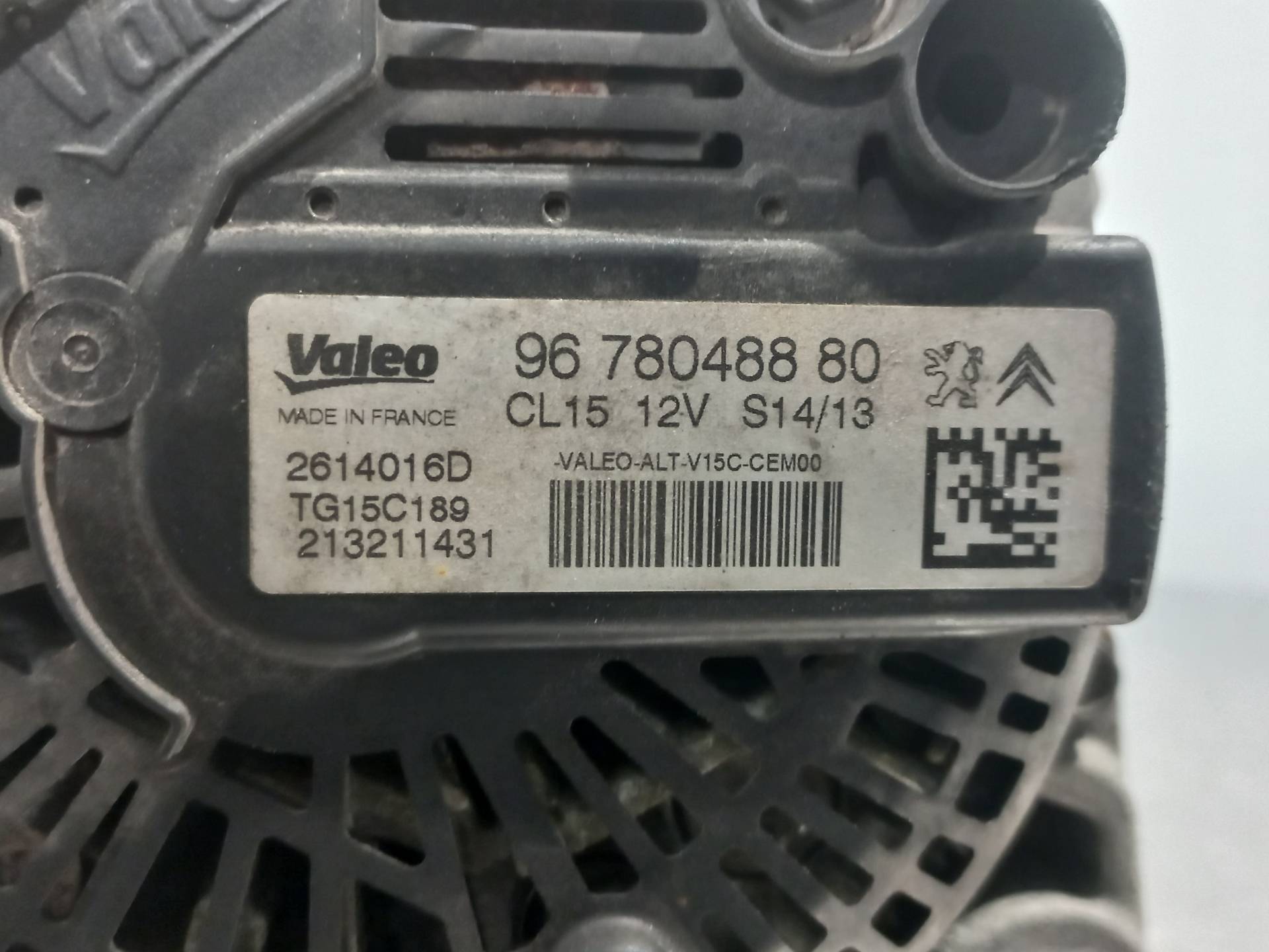 PEUGEOT 208 Peugeot 208 (2012-2015) Alternator 9678048880 24889298