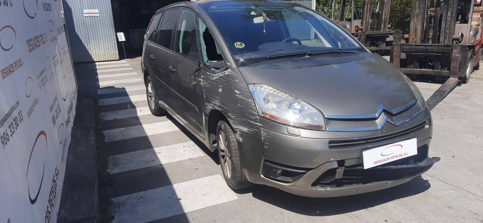 TOYOTA C4 Picasso 1 generation (2006-2013) Priekšējā stikla tīrītāja mehānisms B58LHD14303 24885432