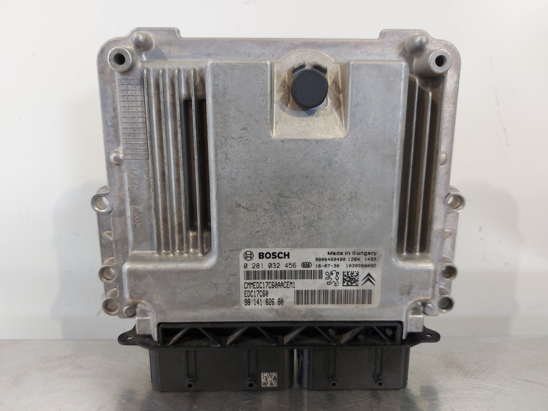 CITROËN C3 2 generation (2009-2016) Engine Control Unit ECU 9814182680 24889533