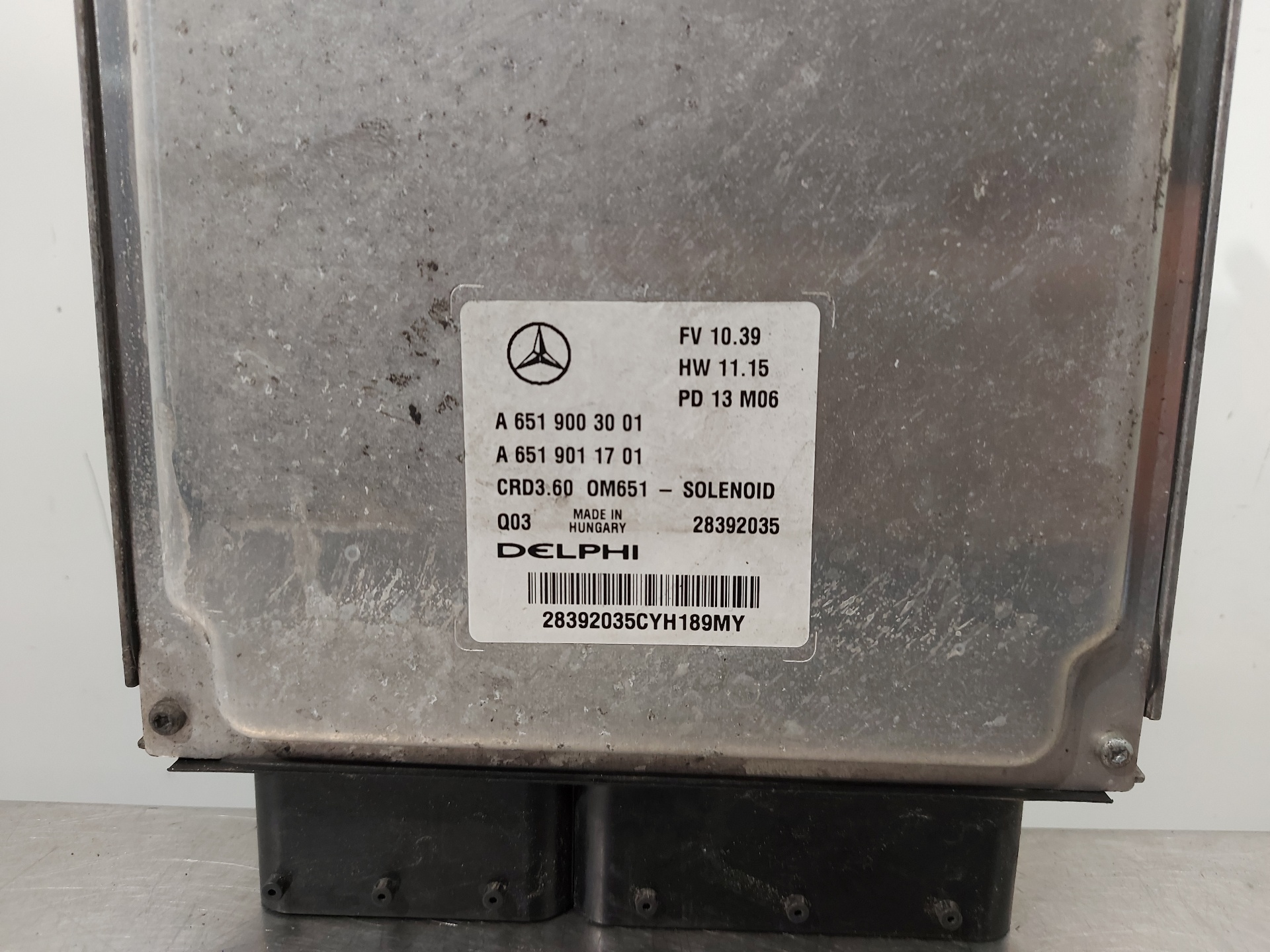 MERCEDES-BENZ CLA-Class C117 (2013-2016) Motorkontrolenhed ECU A6519003001 24886894