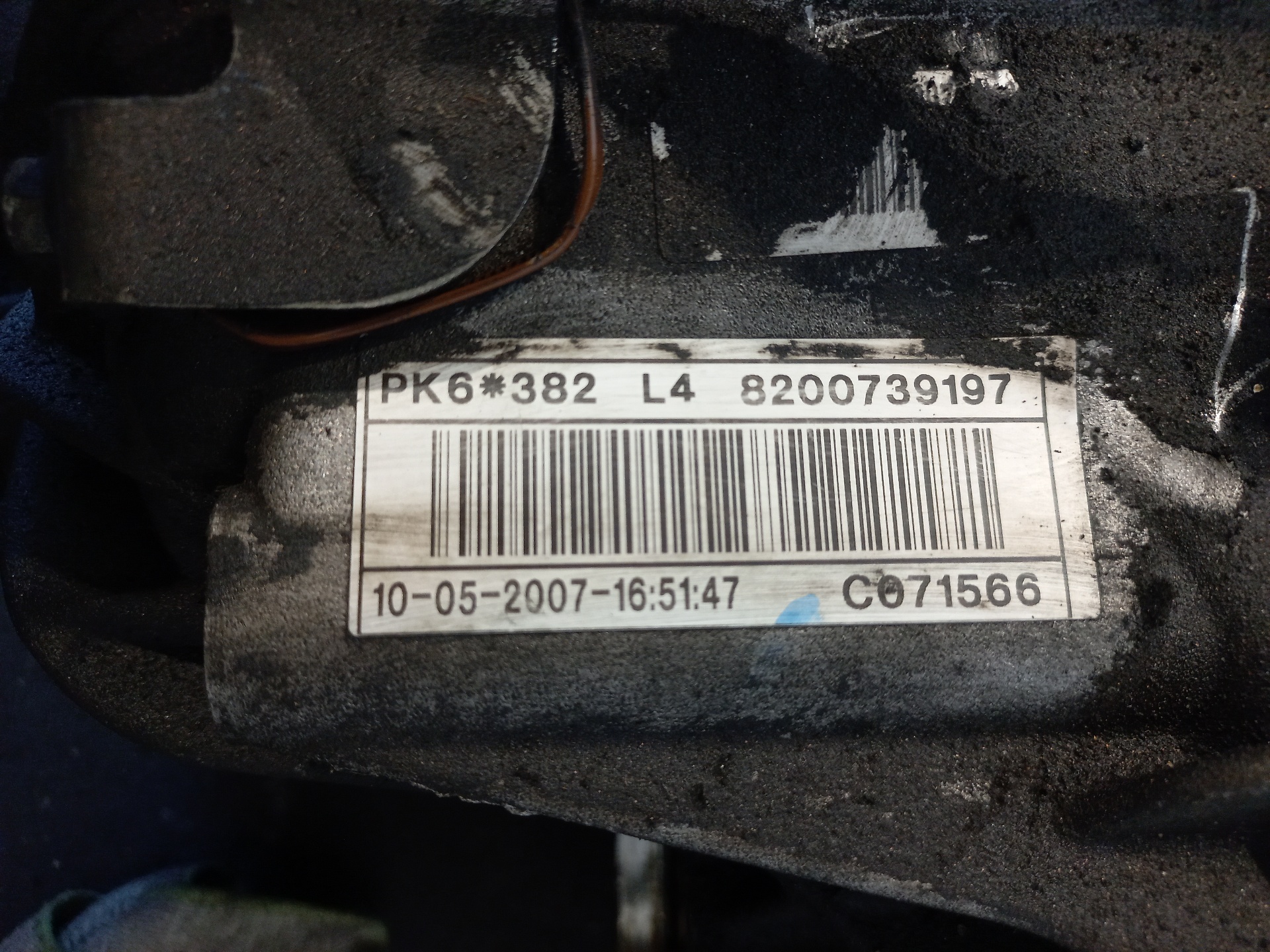 RENAULT Laguna 1 generation (1993-2001) Gearbox PK6382 26416333