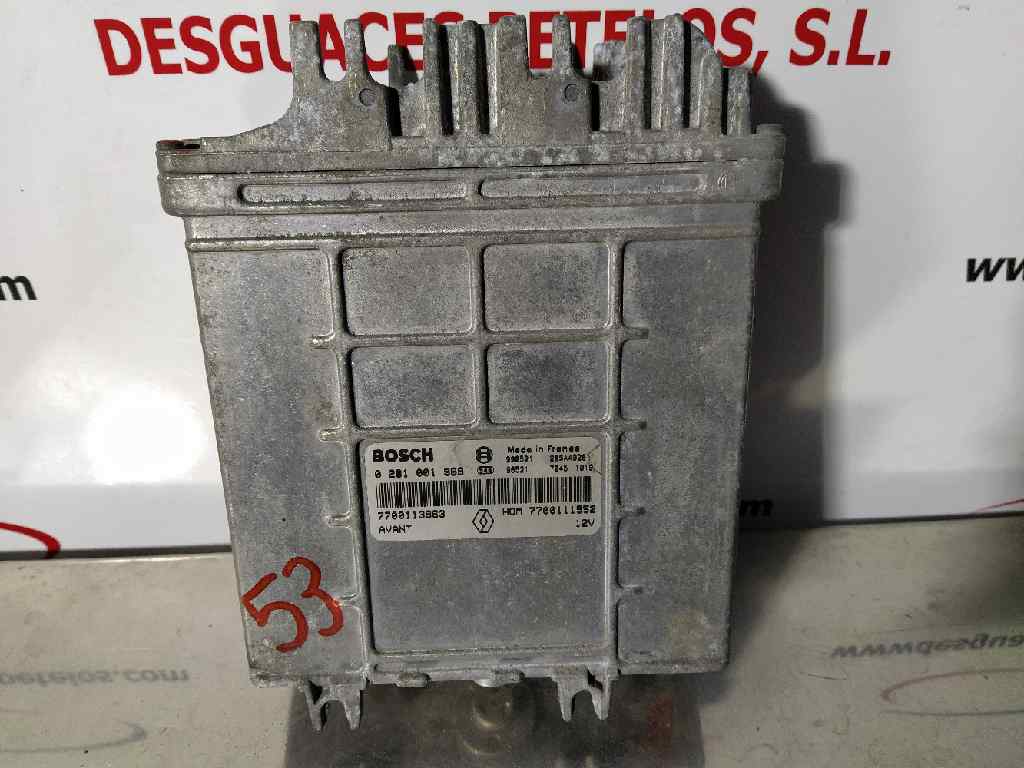 RENAULT Megane 2 generation (2002-2012) Engine Control Unit ECU 7700111552 26391295