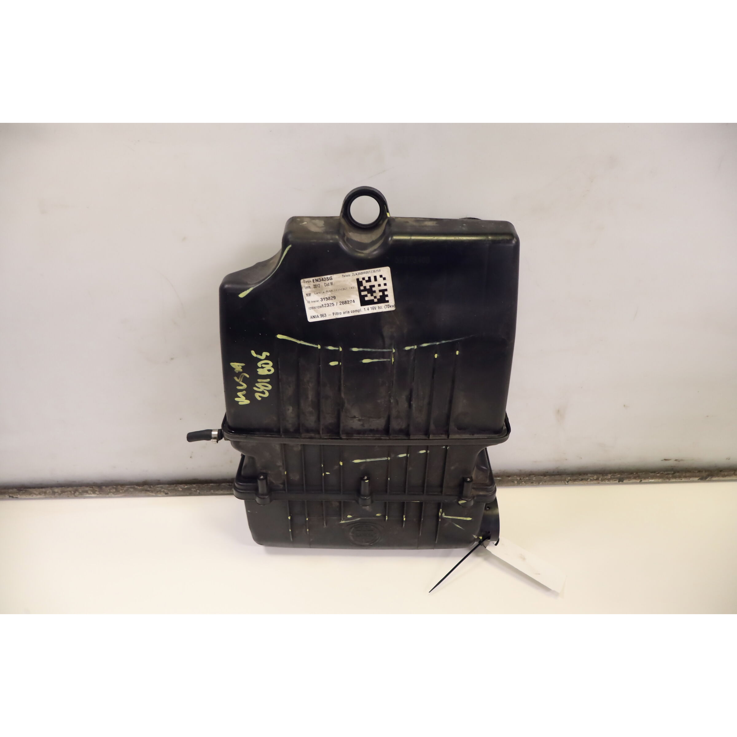 Caja filtro de aire 52082554,51773400 de Lancia Musa (350_) 2010-2012 - pieza usada