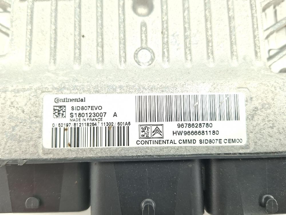 Switchboard engine uce 9H05 9678628780 de Citroen C4 lim. 2010-2018 112 CV con 163000 km - pieza usada