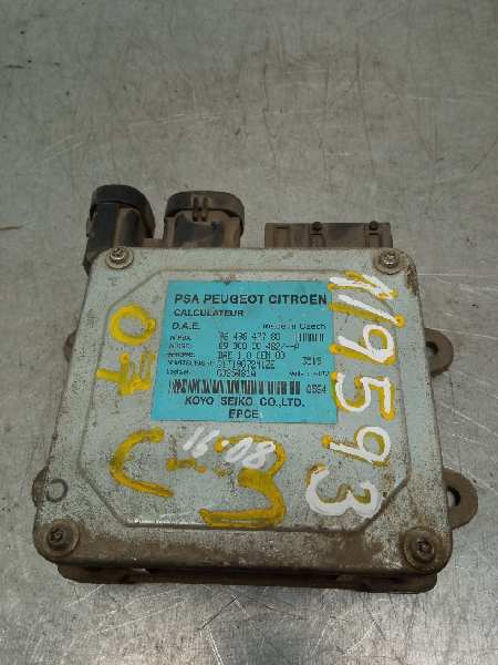 Centralita motor uce 9649847780 de Citroen C3 - 1 generacion [2002 - 2006] - hatchback 2002-2006 60 CV - pieza usada